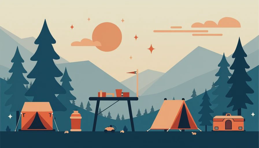 Illustration for dakine ultra lightweight camp table