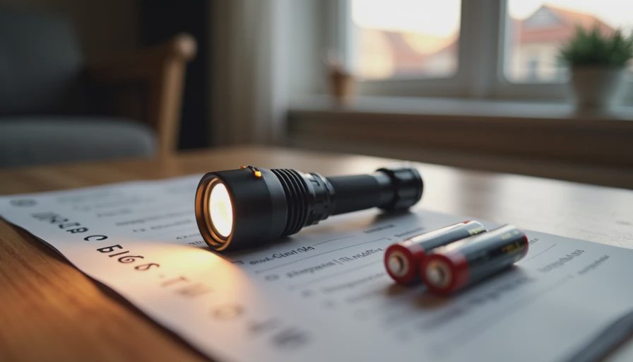 Visual context for brightest flashlight