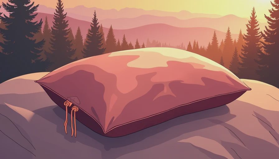 Illustration for therm-a-rest compressible pillow cinch
