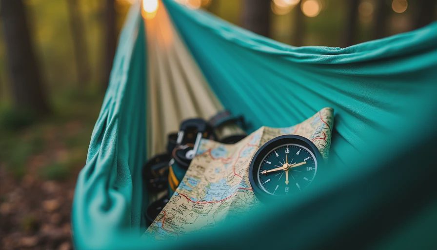 Visual context for hammock tent