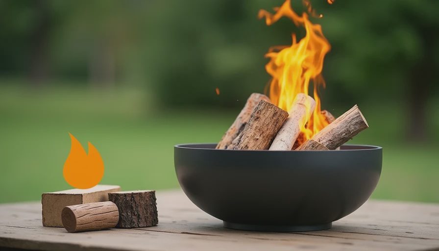 Visual context for solo stove mesa