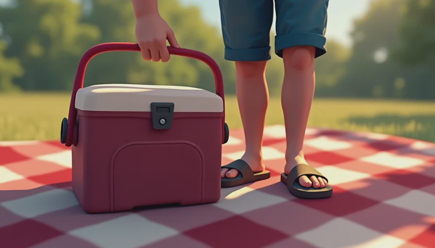 Illustration for orca cooler