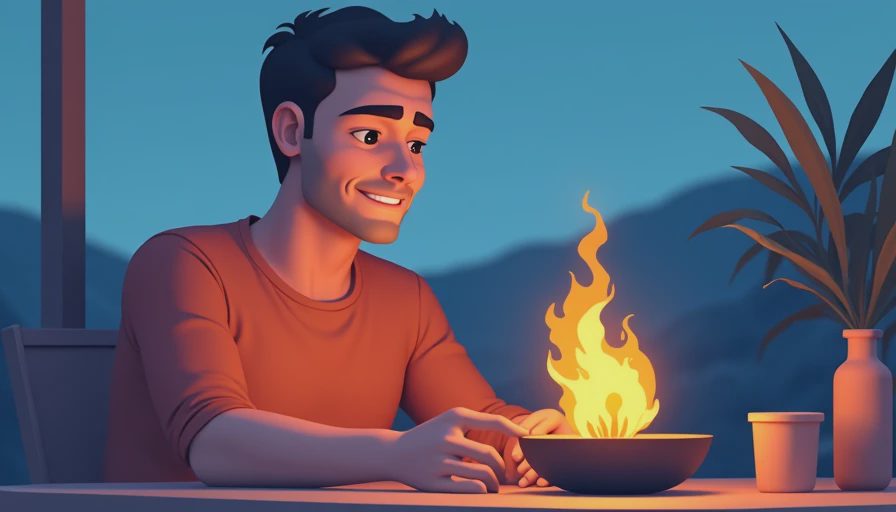 Visual context for mesa solo stove