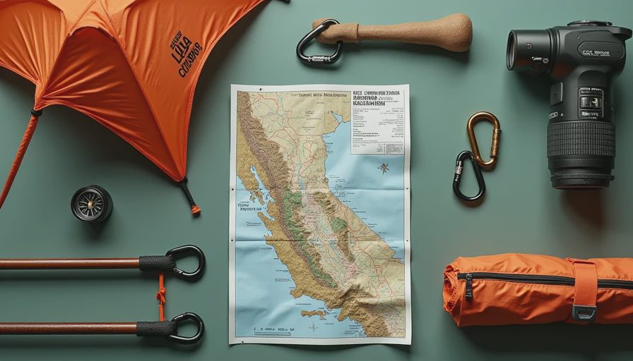 Visual context for ultralight backpacking tents